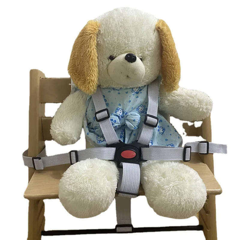 Child Growth Chair Seat BeltBaby Chair Seat BeltDining Chair AccessoriesSafety ProtectionFive Point Buckle Seat Belt