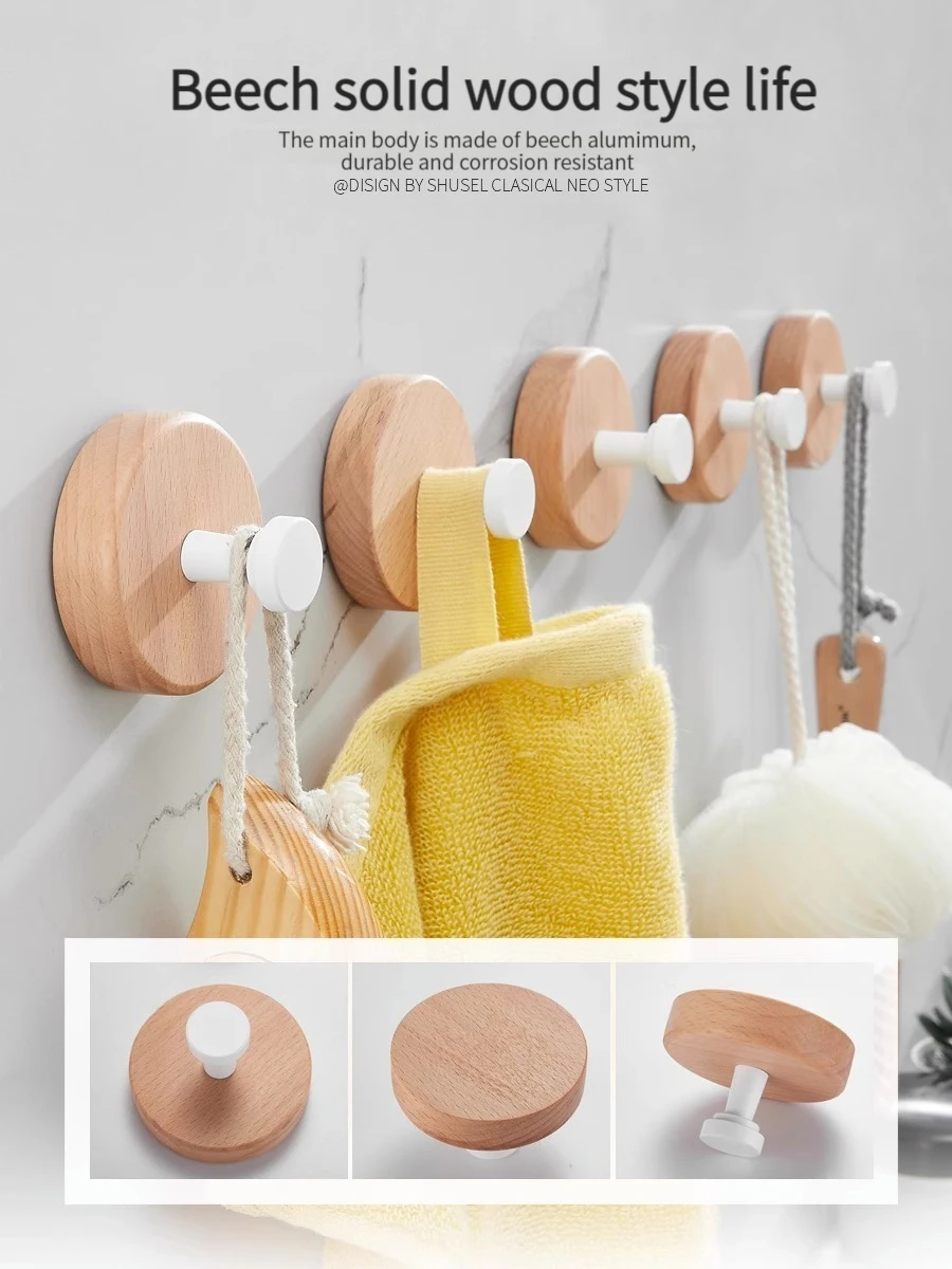 no drill Door Behind Hook Storage Wall Hanging Clothes Hanger Coat Hook Punch-free Hanger Bedroom Organizer Storage Kitchen Acce