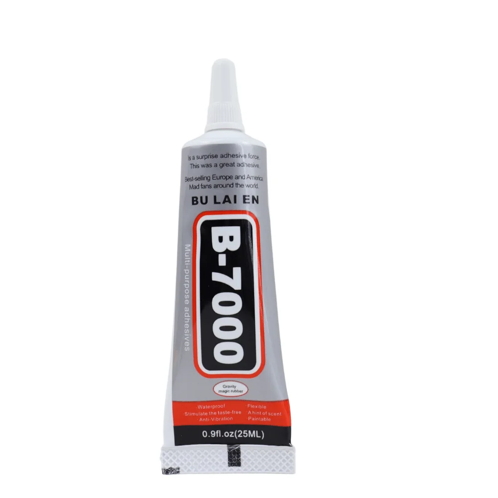 Bulaien B7000 25ML Clear Contact Phone Repair Adhesive Universal Glass Plastic Leather Wood Glue With Precision Applicator Tip