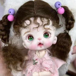 Ob11 Doll Soft Pottery Head Eight-point Handmade Products Cute Original Handmade Doll Finished Product Eight-point Doll Head