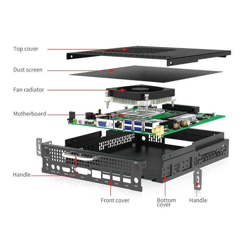 I3 I5 I7 Manufacturer Mini Pocket PC OPS Dual Cores for windows Android Media Player Digital Signage Office School Computer