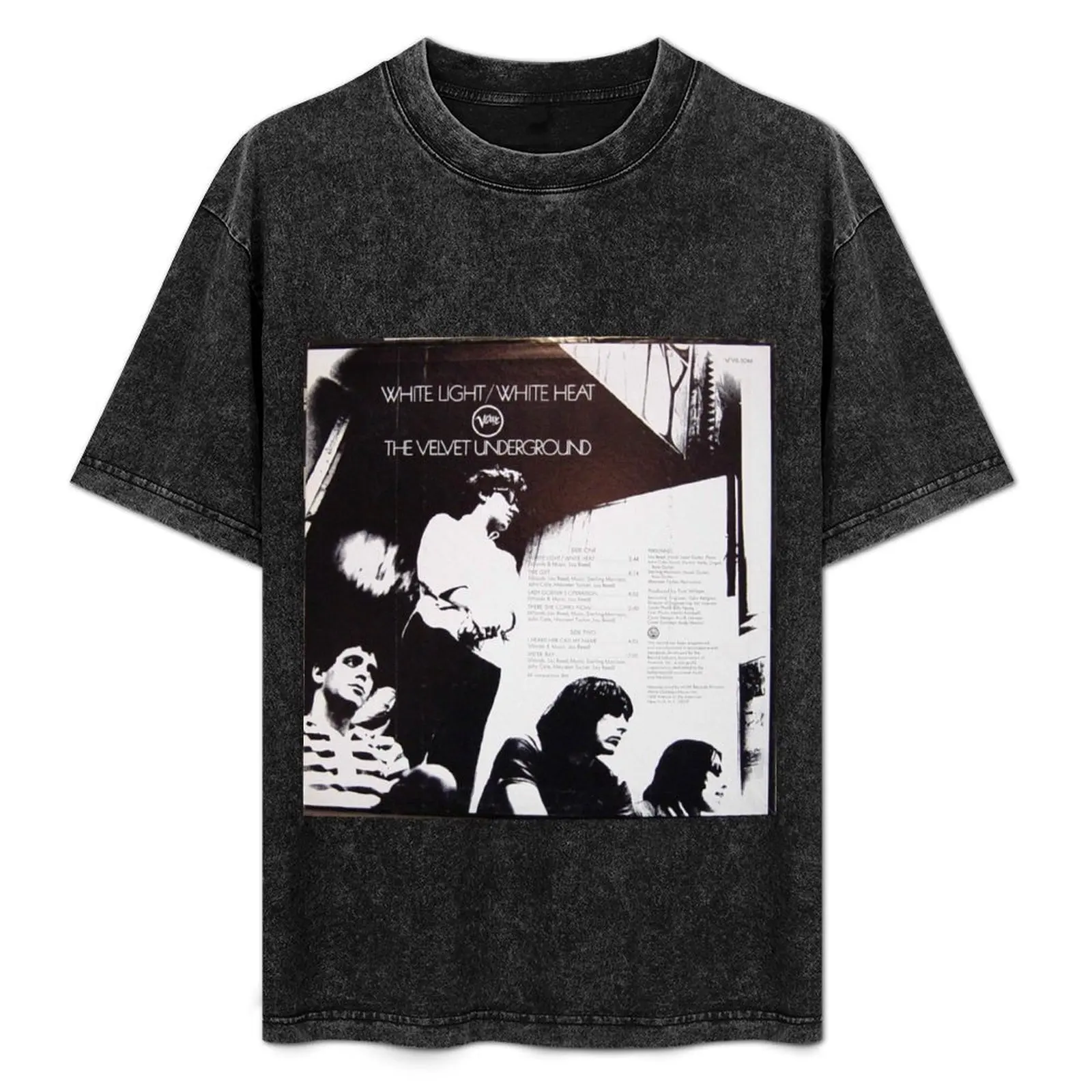 

Velvet Underground, White Light, White Heat, back cover T-Shirt Christmas Theme Tee Top