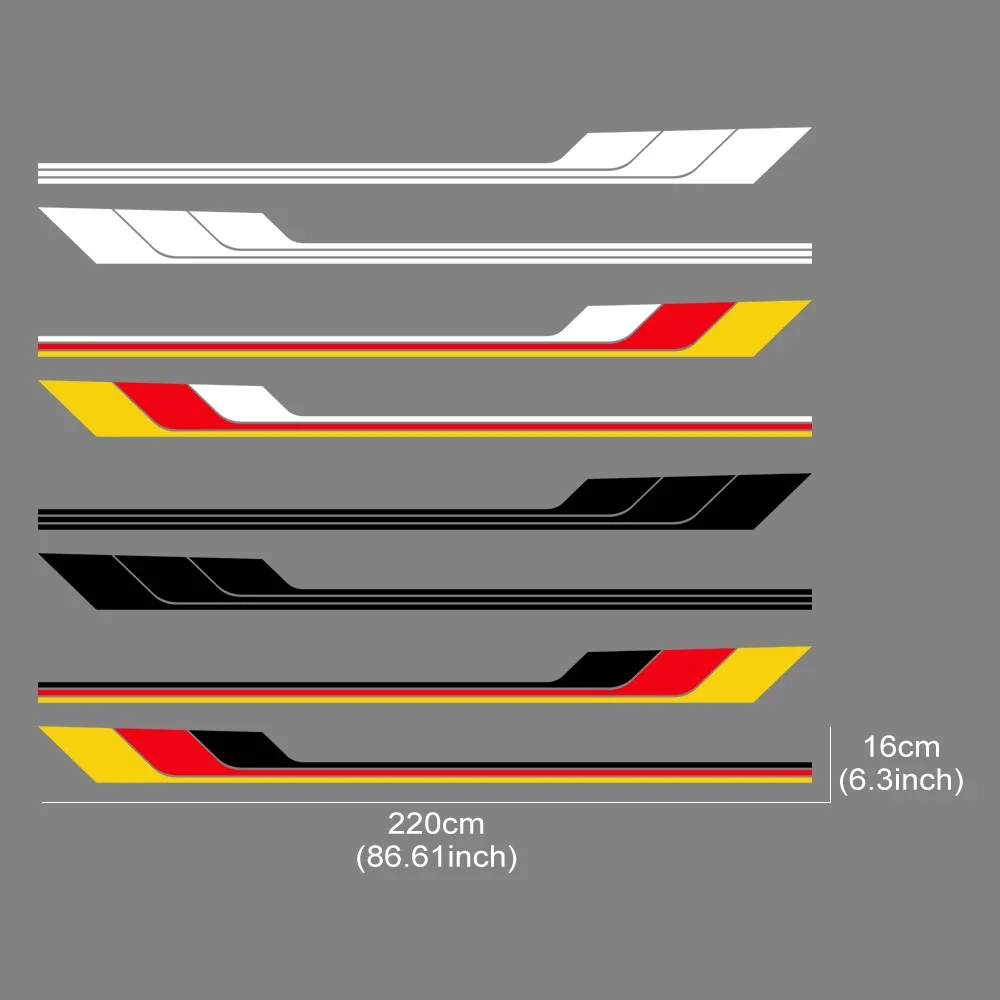 

For BMW 3 Series E46 E90 F30 E30 E36 M3 E92 F31 G20 E93 F34 Car Graphics Both Side Door Sticker Vinyl Decals Tuning Accessories