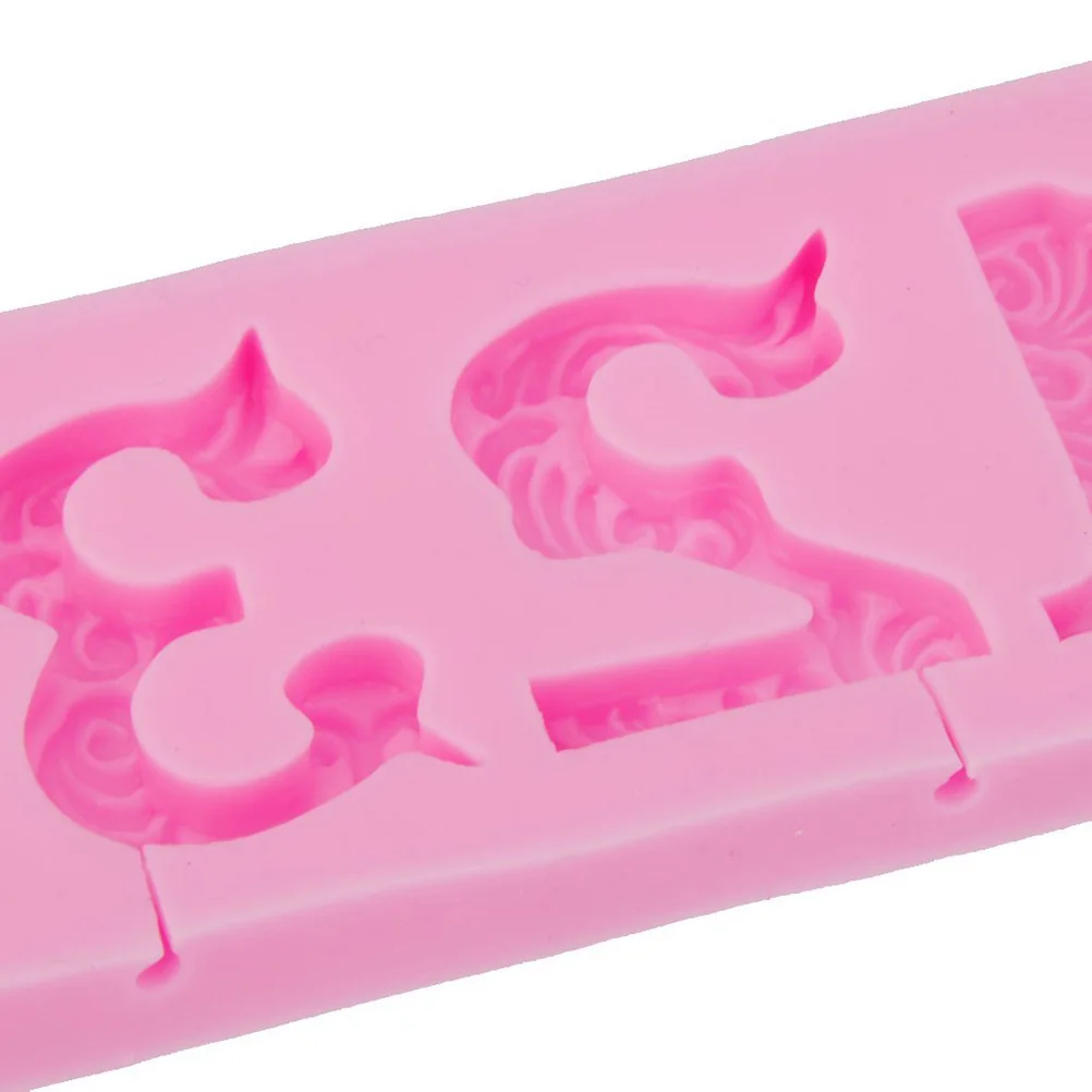 

Number Silicone Cake Decorating Mold Food Grade Fondant Sugar Craft Mould for Baking Cake Decor Embossing Kitchen Tool