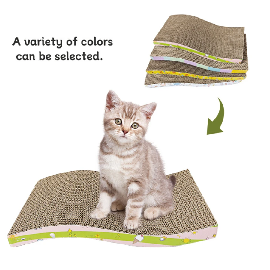 New bowl cat scraper sharpening claw cardboard corrugated board scratch-resistant cat scratch board Cat toy sofa cushion bed