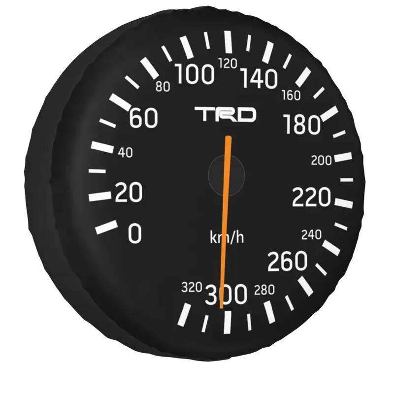 TRD Speedometer Tire Cover 4WD 4x4 Trailer Car Dashboard Spare Wheel Protector Fit for Toyota Mitsubishi 14