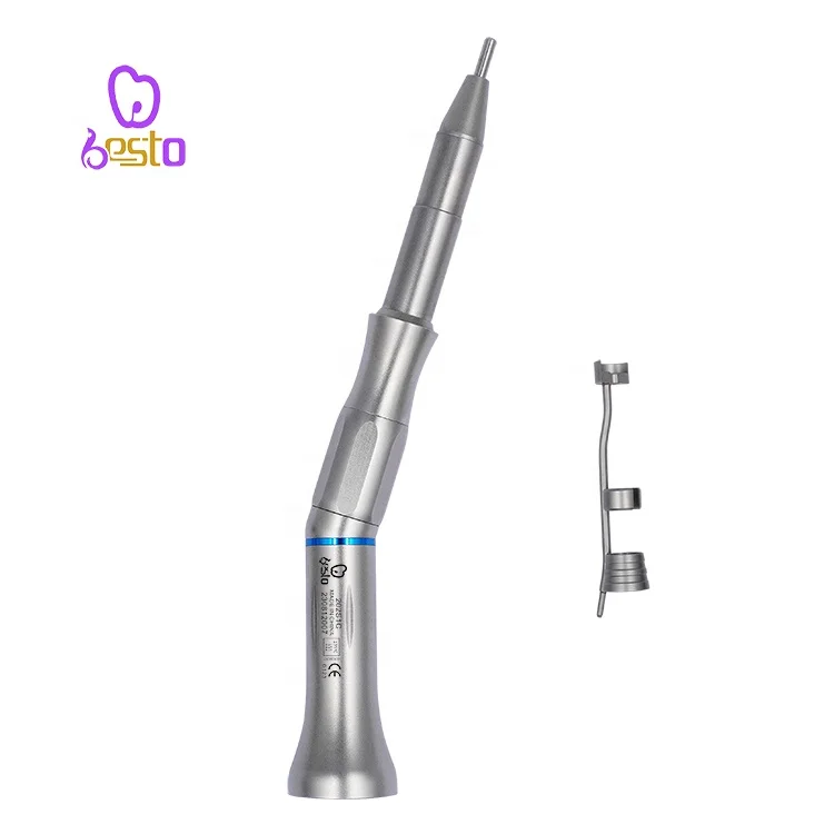 den tal 1:1 Straight Handpiece 20 Degree Single External Water Spray Surgical Saw Handpiece Low Speed imp lant Handpiece