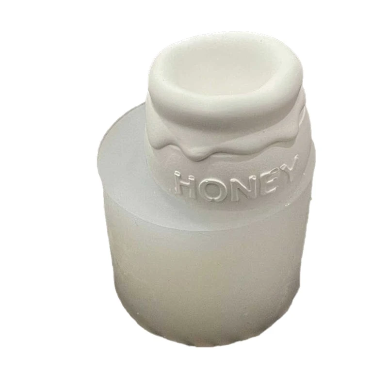 Honig Buchstaben Biene Jar Form Epoxy Kleber Silikon Form Tisch Weiche Keramik Gips Ornament Diy Handwerk Dekorationen