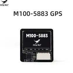 HGLRC M100-5883 M10 GPS Module with Compass Ceramic Antenna on-board LED Indicators 21x21mm for RC Airplane FPV Long Range