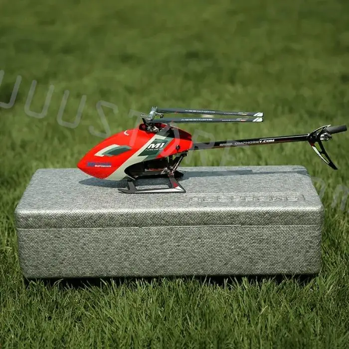 OMPHOBBY M1 EVO 6CH 3D Flybarless Dual Brushless Motor Direct-Drive RC Helicopter with Flight Controller RC Model Toys