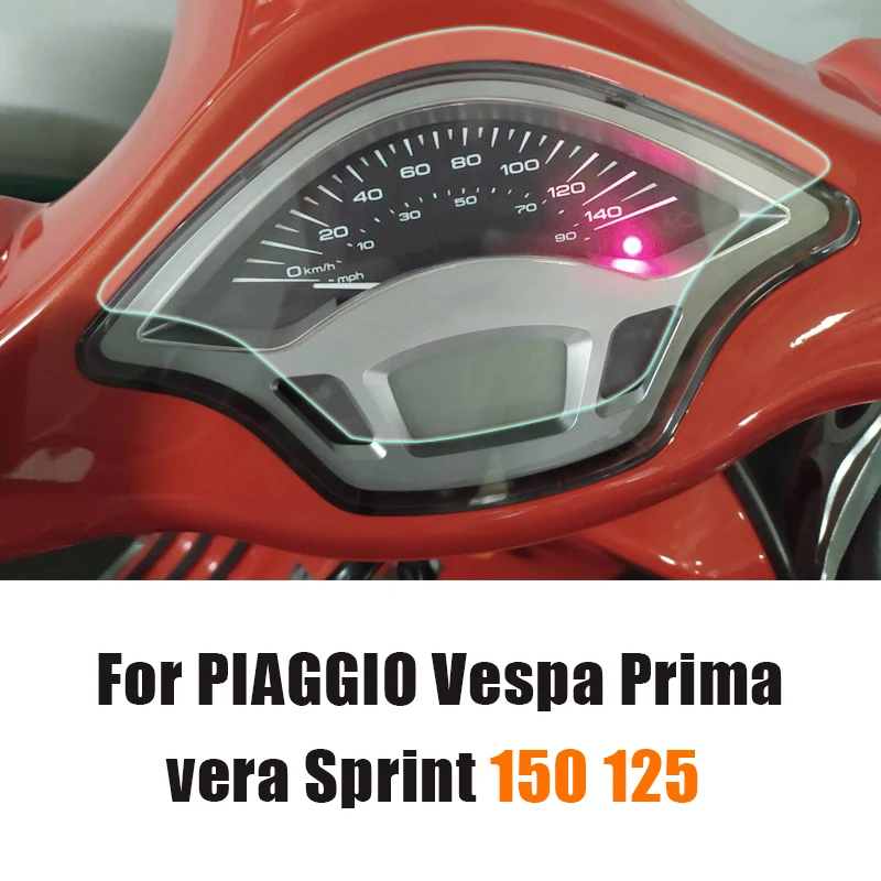 For Vespa SPRINT PRIMAVERA 150 125 prima Sprint 150 125 Motorcycle Protective Sheets TPU Instrument Speedometer Protection Film