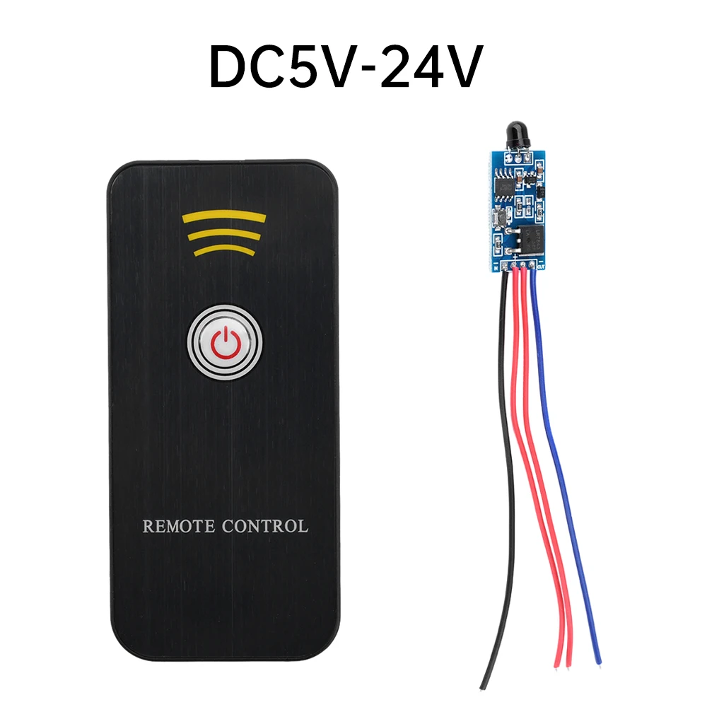 Wireless Remote Control Switch Infrared RF Signal Transmitter Receiver Module NEC Code for LED Lights Control