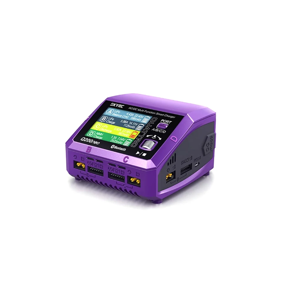 NEW SKYRC Q200neo Lipo Battery Balance Charger Discharger AC200W DC400W 10A for 1-6S Lipo Li-ion Life Lihv 2-15s NiCd NiMH PB