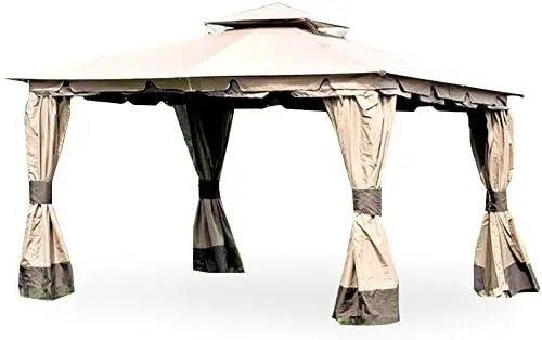 

Replacement Canopy for Monterey Gazebo (Model L-GZ215PST-4) - Standard 350 - Beige