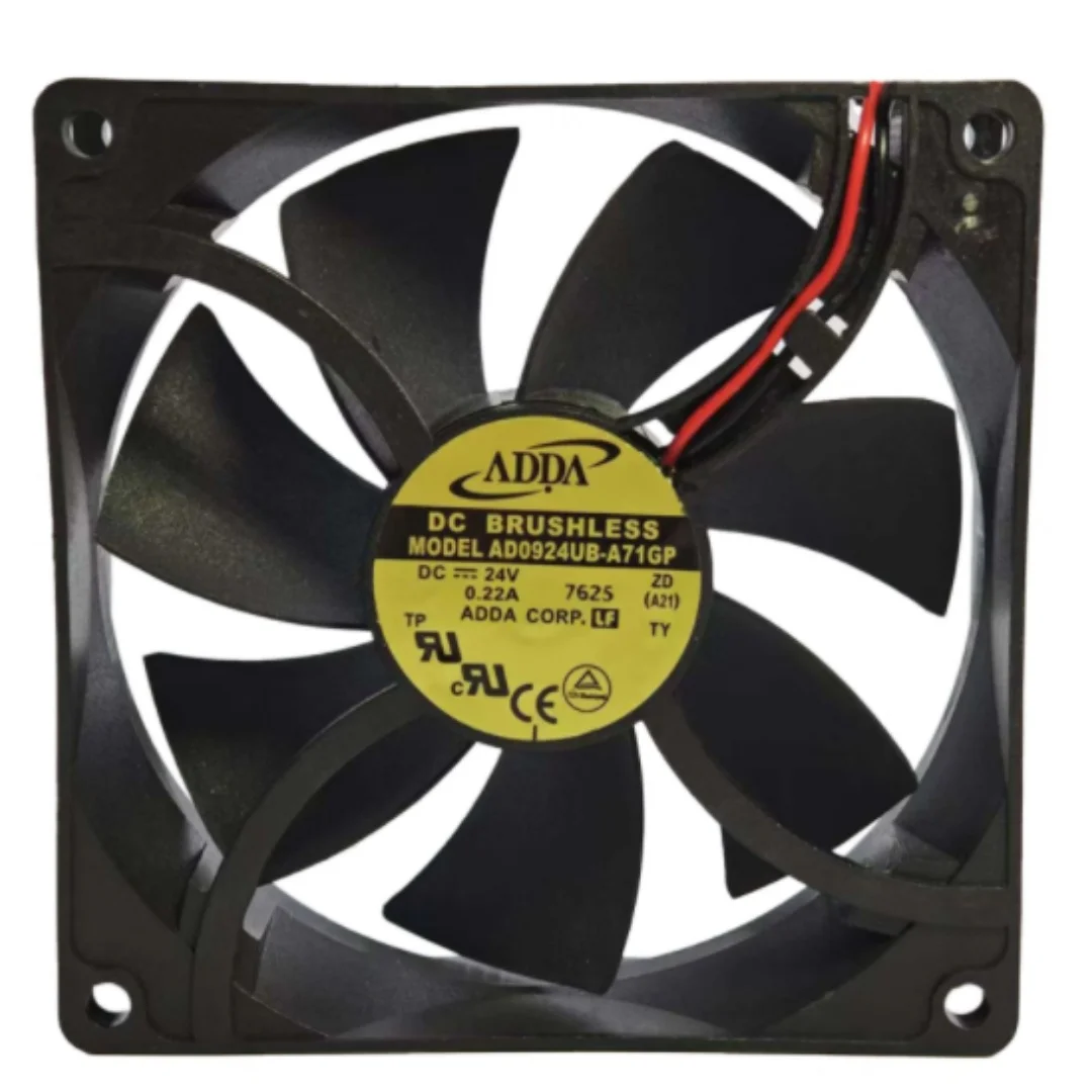 

ADDA AD0924UB-A71GP DC 24 В 0,22 А 92x92x25 мм 2-проводной охлаждающий вентилятор для сервера
