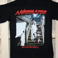 Annihilator band Alice In Hell black T-shirt short sleeve All sizes