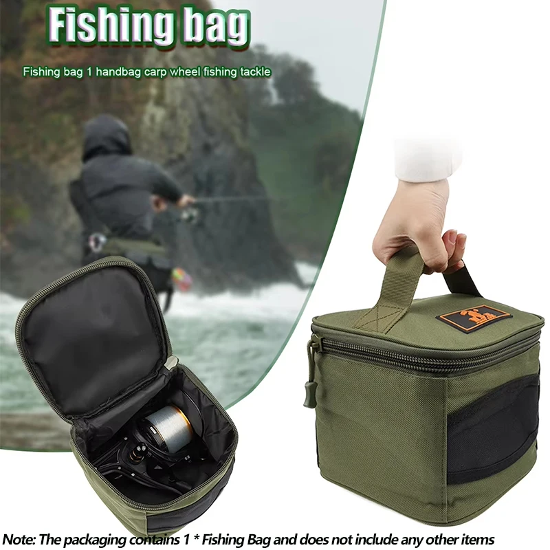 

Высококачественная сумка для хранения рыболовной катушки, водонепроницаемая катушка, чехол для переноски снаряжения, ткань Оксфорд, шпатч для чашек, кормушки, новинка