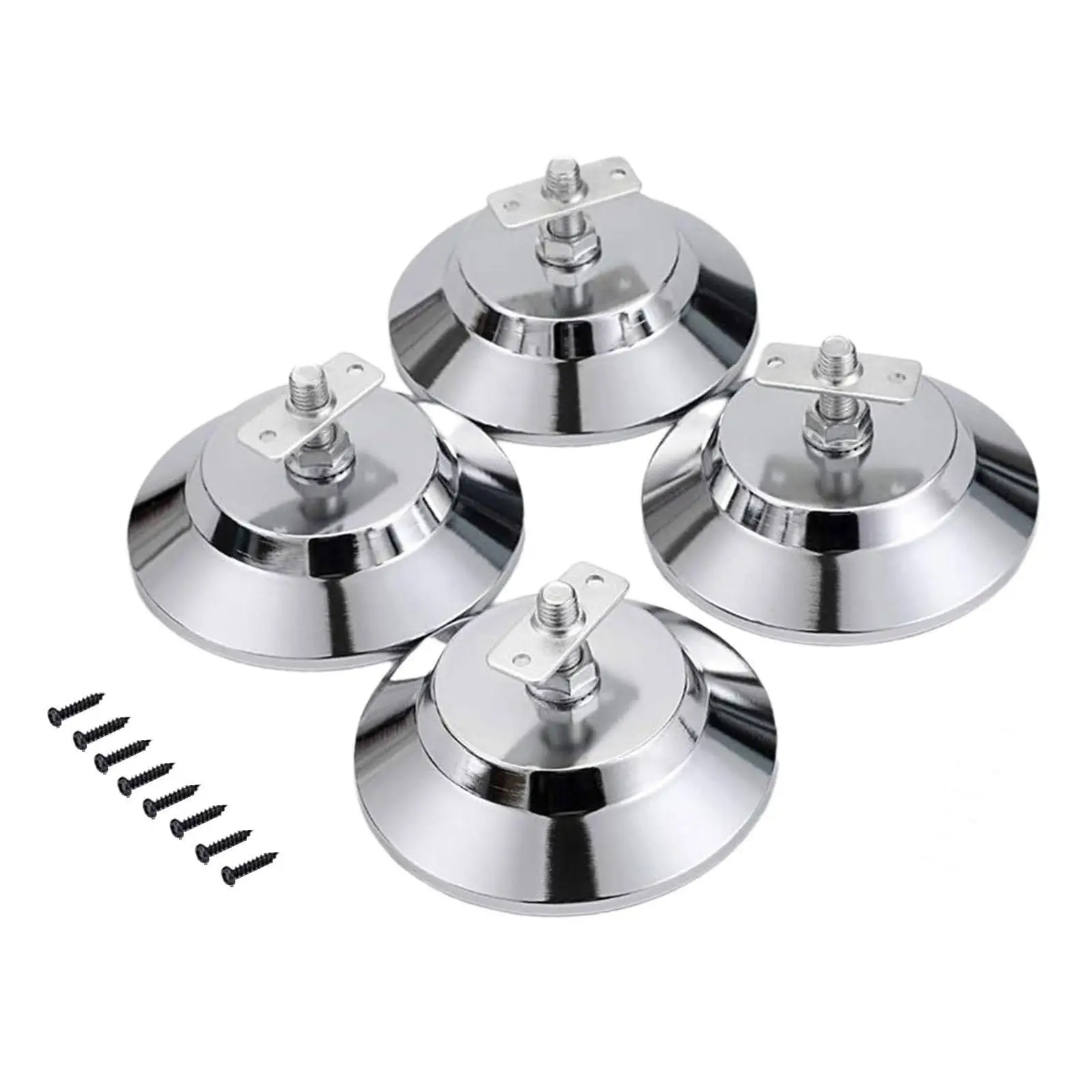 4Pcs Billiard Table Leg Levelers Metal Furniture Leveling Levelers for Table