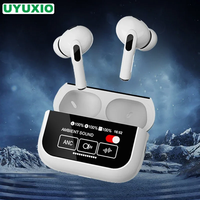 

UYUXIO Noise Cancelling AI Language Translator Earbuds 144 Languages Translator Device and Accents 8 Offline Language Earphones