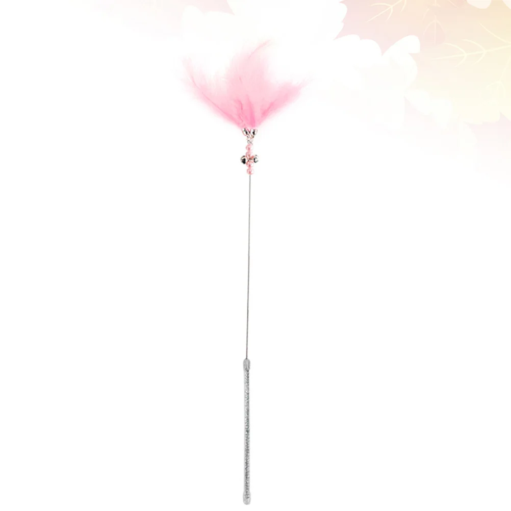 

Cat Teaser Pink Teasing Interactive Pet Supplies Bright Color Fade Resistant Real Food Look Fun Exercise