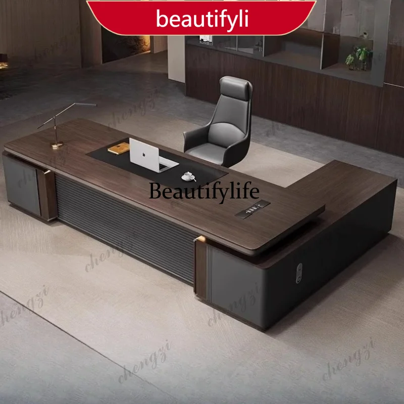 M45 Strong Designer Executive Desk Leg Support Drawers Wood Cheap Executive Desk Drawers Modern Mesa De Escritorio
