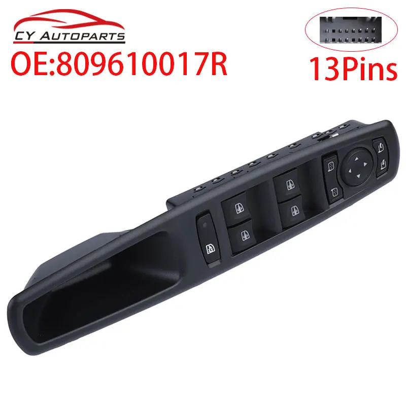 New Front Left Power Window Switch Button For Renault Scenic Grand Scenic Megane Laguna 3 Fluence 809610017R 80961-0017R