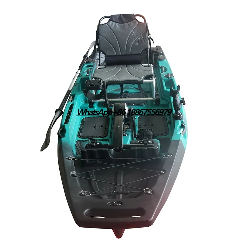 

10ft New Modular Kayak Detachable 2 Pieces Single Person Kayak With Propeller Pedal Outdoor Surfing Plastic Cool Kayaks for Sale