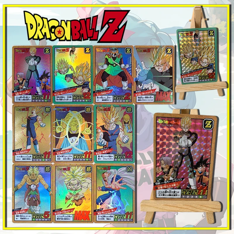 

Dragon Ball Fierce Fighting Son Goku Son Gohan Homemade Color Flashcards Game Collection Children's Toys new Birthday Gifts