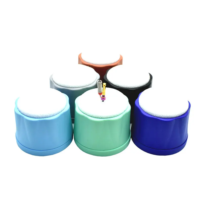 치근관용 치과 파일 스탠드, 폼 스폰지 파일 드릴, 엔도 블록 거치대 치과 도구, 1 개