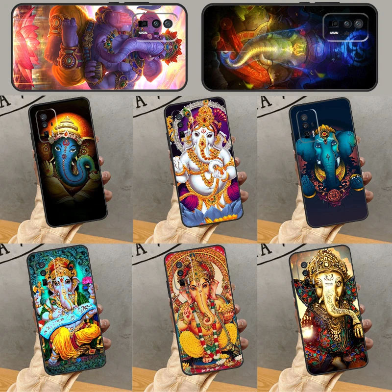 Ganesh Elephant God Case For POCO F5 Pro X5 X3 M5s C40 F3 F4 X4 GT Cover For Xiaomi 13 12 Lite 11T 12T Pro 12X