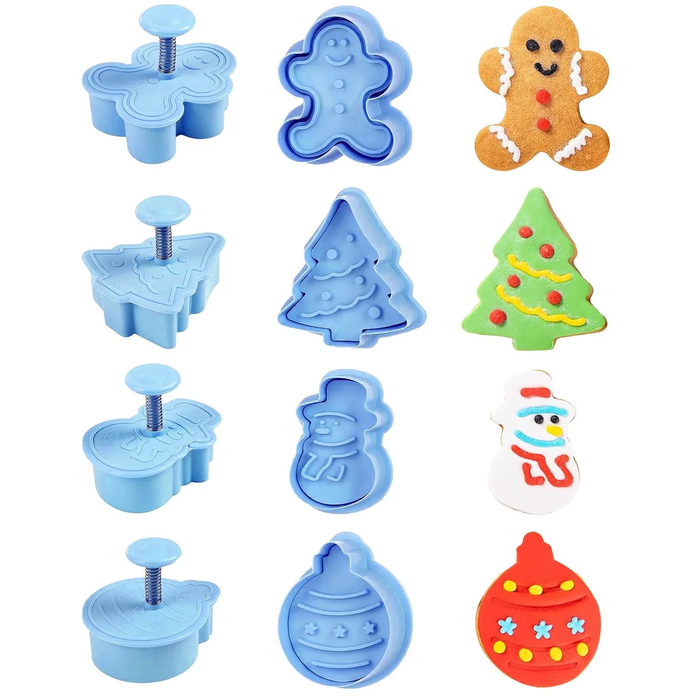 Cookie Cutters Christmas Cookie Molds Baking Cake Decoration Mold Baking Accessories Cookie Cutter Set