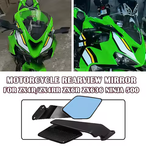 NINJA 500 Side Mirror Motorcycle Mirror rearview blade-type rearview mirrors Rear Vew Mirrors For Kawasaki ZX4R ZX4RR ZX6R ZX636