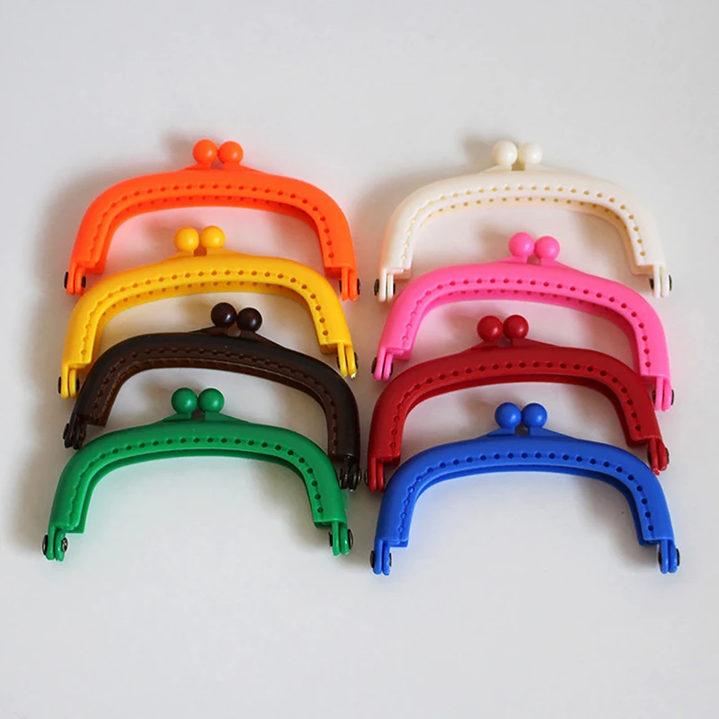 Purse Clasp Frame Bag Kiss Clasp Lock Purse Frame Bag Clasps Bag Frame Buckle Bag Hardware Candy Color Purse Frame Kiss Clasp