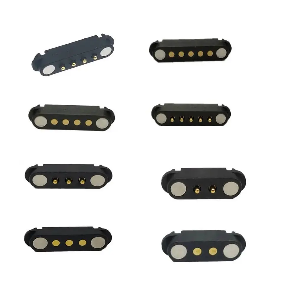 2/3/4/5Pin 2A Pogopin Magnetic Connector DC Magnetic Pogo Pin Connector Waterproof High Current Magnetic Contact Connector