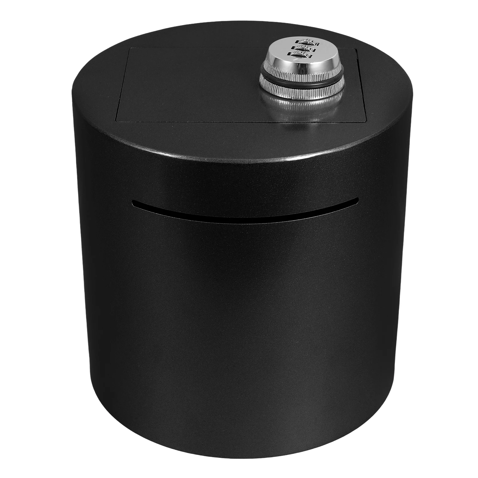 

Indestructible Metal Bank 15x15cm Golden Lock Coin Bank for Adults Kids Money Box Home Supplies Desktop Coin Container Folder