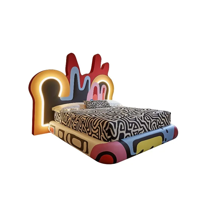 Double bed master bedroom dopamine creative furniture