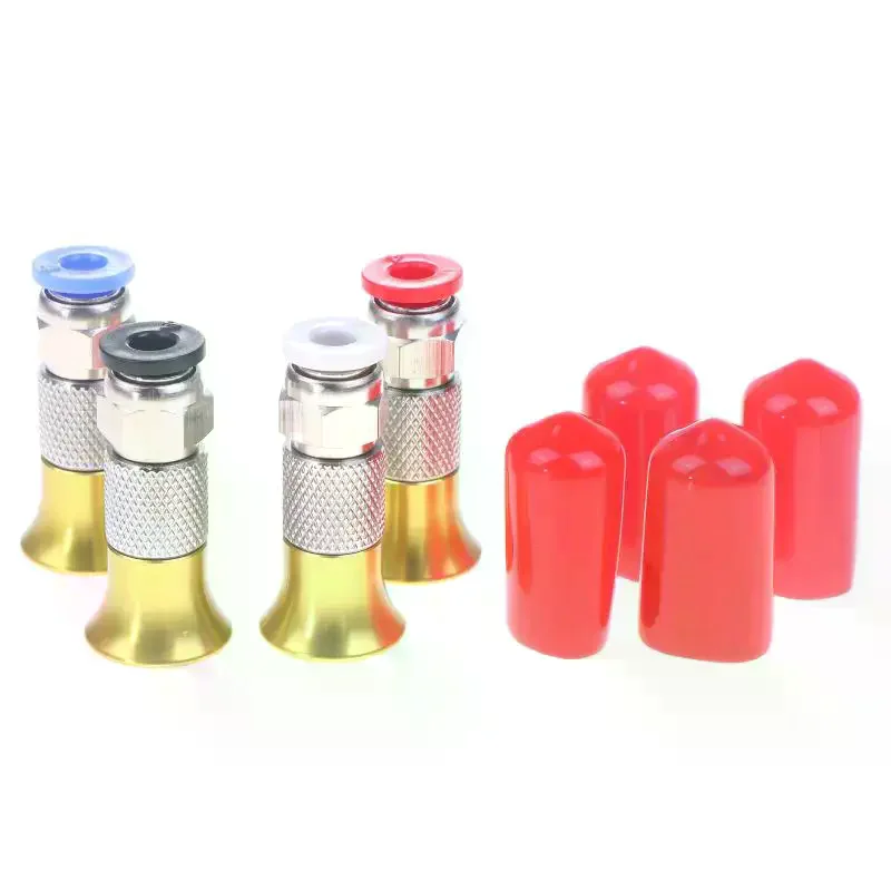 1/4Pcs 3D Printer Filament Dryer Box Accessories PC4-M6 Pneumatic Straight Connector 4*2.5mm PTFE Tube M6 Feed Fitting Coupler