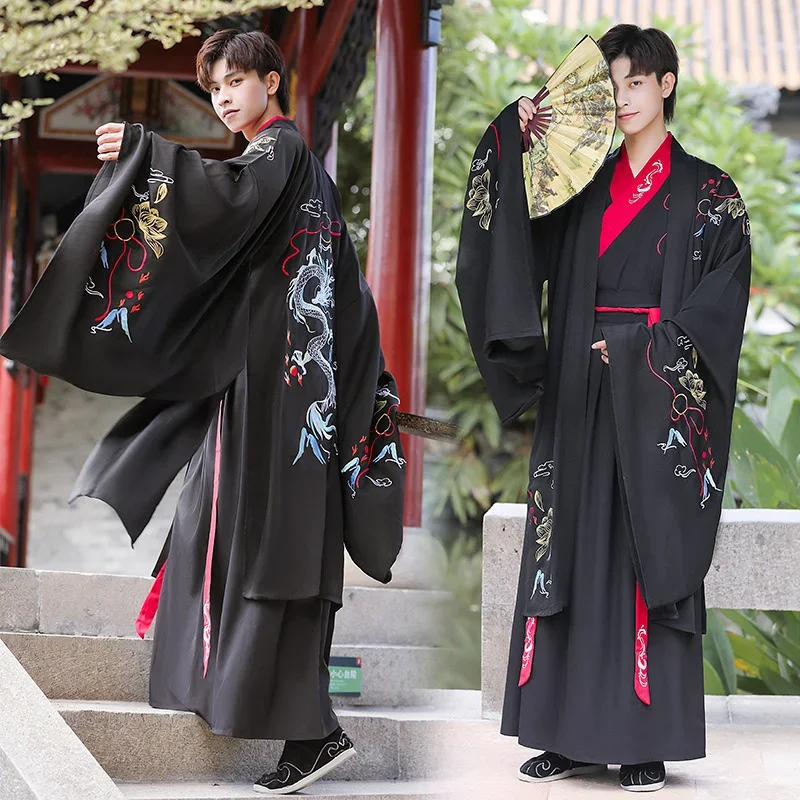 Parola d'onore tradizionale Hanfu uomo cinese antico Costume Cosplay abbigliamento orientale The undomed