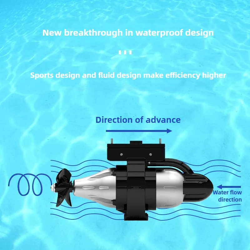Smart Underwater Thruster for Bait Boats, Unmanned Vessels & ROVs, DIY Programmable Brushless Motor System