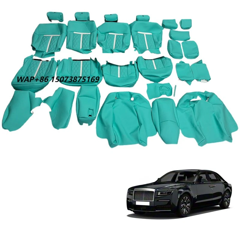 For to  Phantom Ghost Seat Covers Door Dashboard Leather Replacement Parts Leather Seat Covers in Different Colors