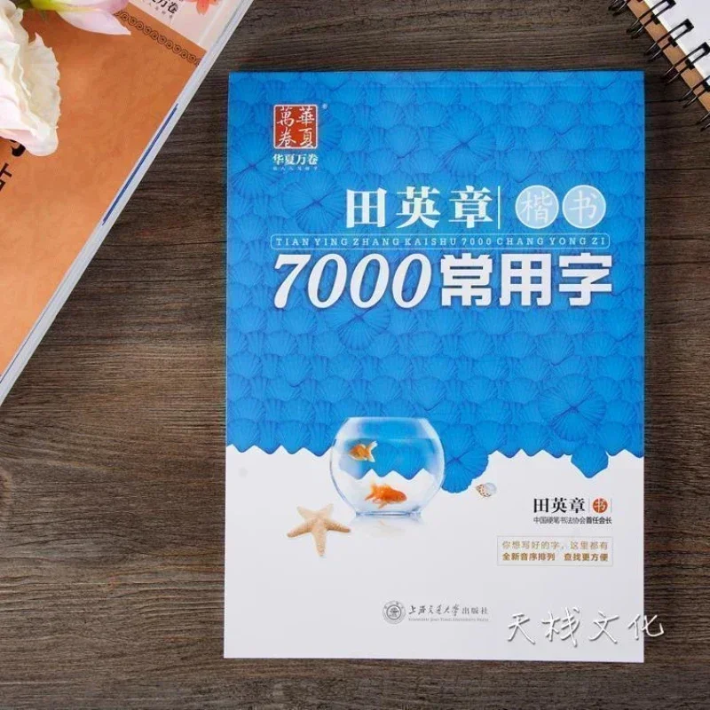 7000 Common Chinese Characters Copybook Chinese Pen Calligraphy Copybook Regular Script Student Writing Board