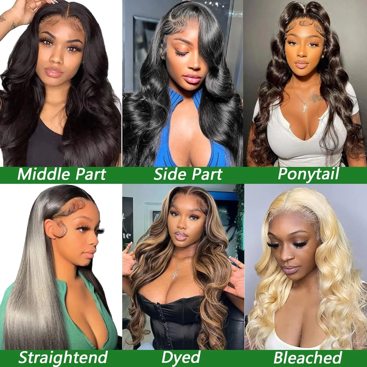 ISEE HAIR 13x6 Body Wave HD Lace Front Human Hair Wigs For Women Brazilian Human Hair Body Wave HD Transparent Lace Frontal Wigs image 6