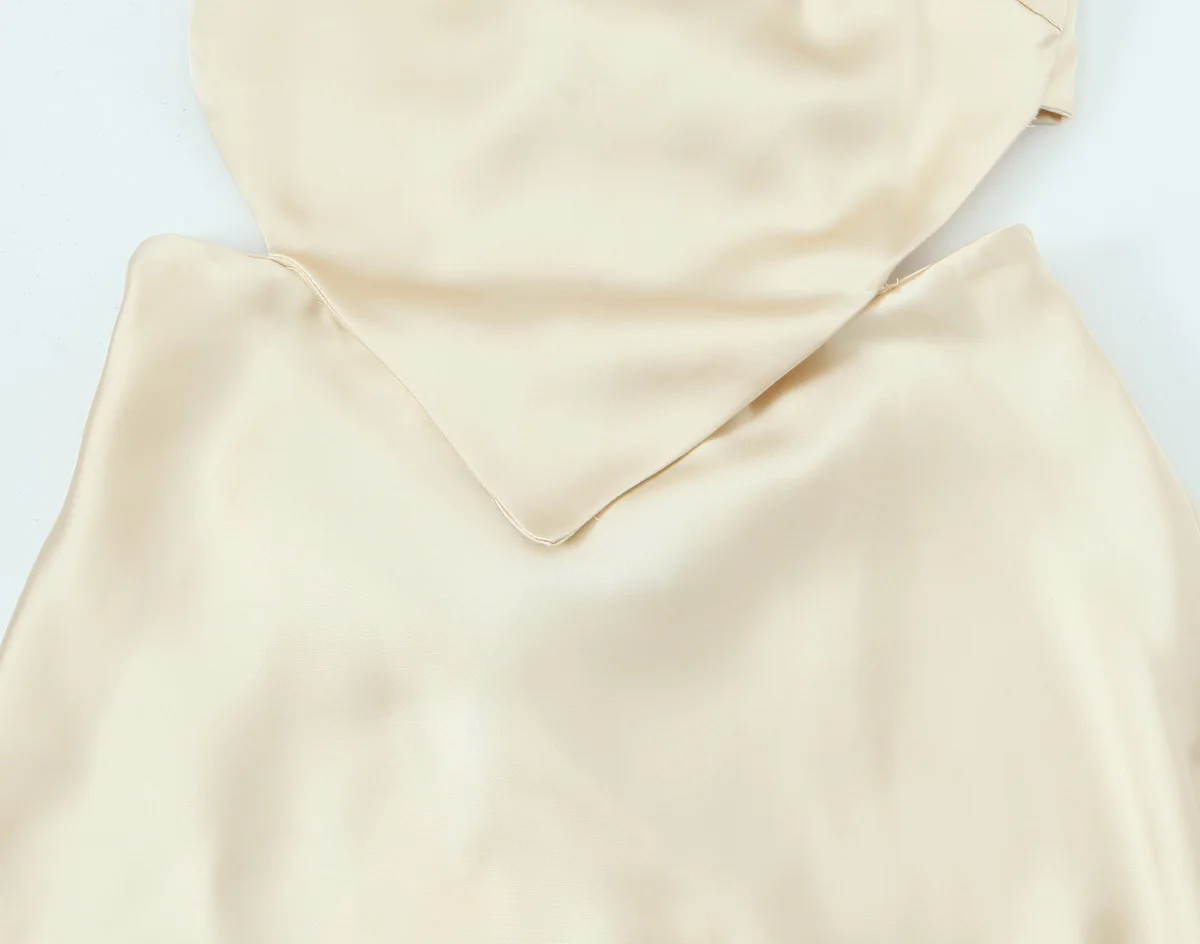 KONDALA-vestido plisado calado con espalda descubierta para mujer, elegante, Beige, moda 2021, camisola larga, vestido de fiesta para vacaciones en la playa y noche