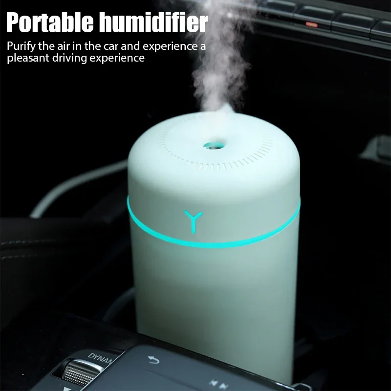 Portable 420ml Air Humidifier Aroma Oil Diffuser with Colorful Night Light Humificador Ultrasonic humidifier Humidificadores