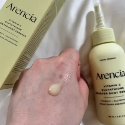 Brightening Boosting Korean PDRN Collagen Face Essence 95ml Arencia Vitamin C Glutathione Booster Shot Essence With Dropper Cap