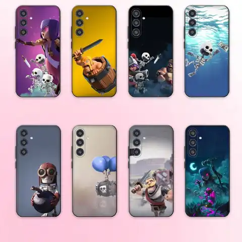 C-Clash R-Royale  phone Case For Samsung Galaxy A73,A72,A71,A70,A53,A52,A51,Others Soft Black Shell