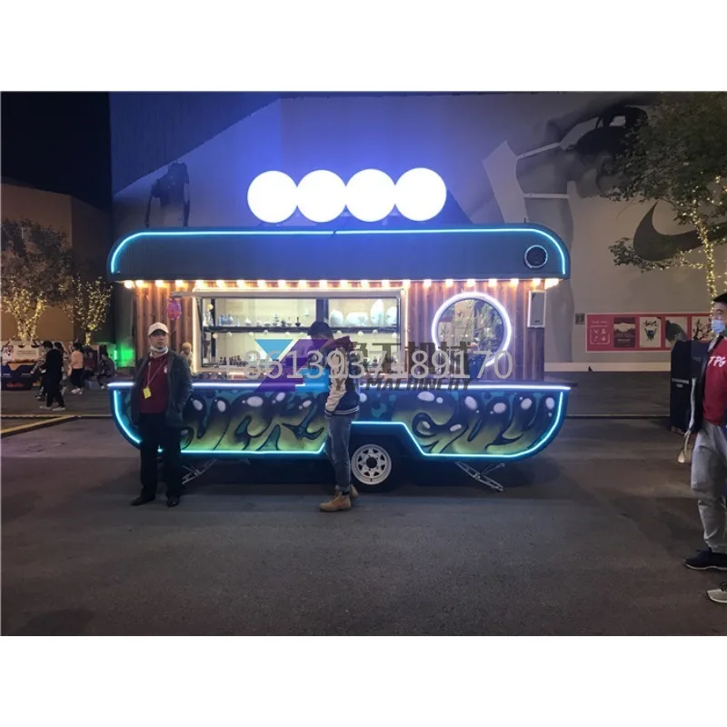 Yugong مخصص سحب بار شاحنة متعددة الوظائف بوتيك متجر عربة متنقلة شارع بيع ملابس الأعمال شاحنة #3