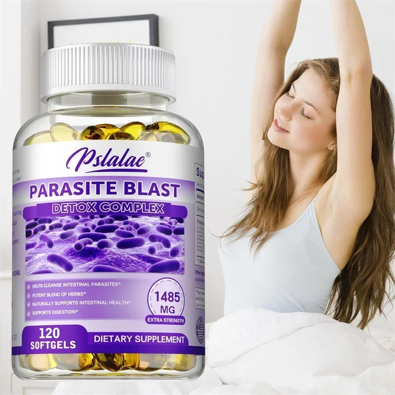 

Parasite Blast Detox Complex - Quickly Eliminates Parasites, Relieves Indigestion, Promotes Intestinal and Digestive Health