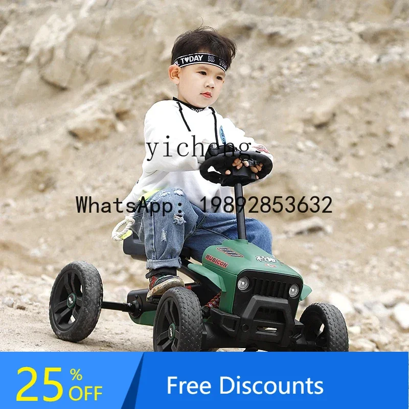AH  Children's Four-Wheel Bike Men's and Women's Baby Child Can Sit Sports Fitness Toys Pedal Bicycle