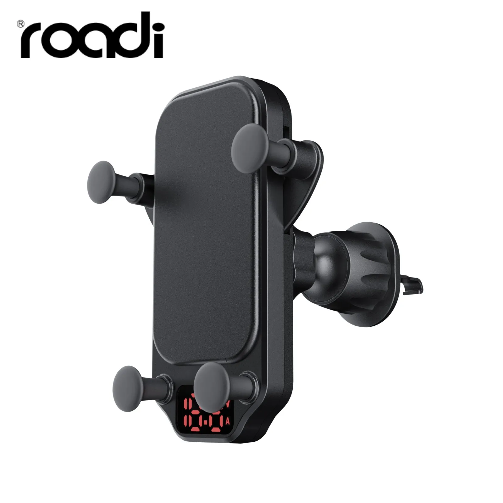 Roadi IC301 5W/7.5W/10W/15W Wireless Car Phone Holder Fast Charging Sucker Air Vent Stand Phone Holder For iPhone Xiaomi Samsung